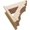 Ekena Millwork 7 1/2-in W x 22-in D x 22-in H Balboa Trad Rough Cedar Woodgrain TimberThane Outlooker, Primed Tan OUTUR075X22X22BOA04RCPR - alternate 5